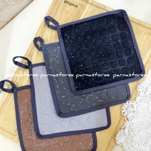 Alternative view of دستگیره دو طرفه سیلیکون و کتان از برند محبوب WS / مقاوم ، شیک و چند منظوره