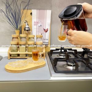 Alternative view of قوری پیرکس شعله‌مستقیم با صافی  استیل و درب ABS | مینیمال، مقاوم و کاربردی