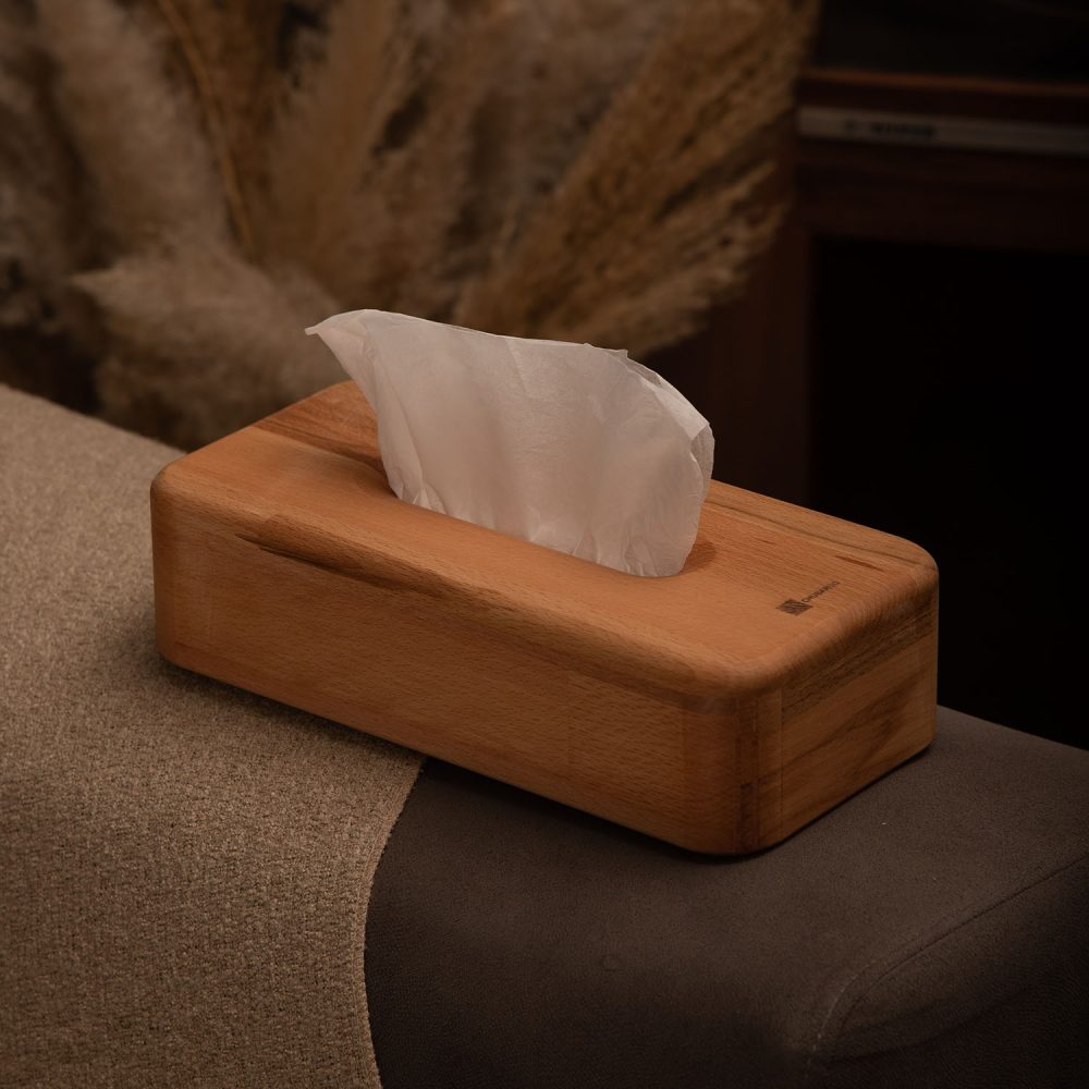 استند مستطیل دستمال چوبی