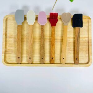 لیسک فانتزی 6 پارچه دسته چوبی