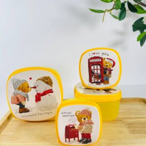 ست ظرف غذا مربع بارانا