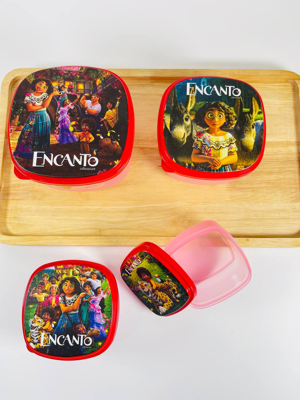 ست ظرف غذا بارانا مربع کوچک زیباسازان - Image 2