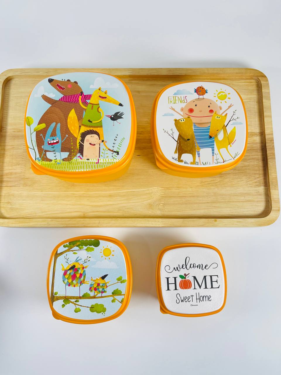 ست ظرف غذا بارانا مربع کوچک زیباسازان - Image 3