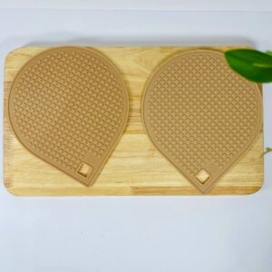 زیر قابلمه سیلیکونی طرح اشکی برند WS با طراحی مدرن و مقاوم در برابر حرارت