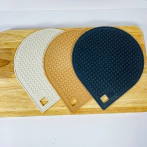 زیر قابلمه سیلیکونی طرح اشکی برند WS با طراحی مدرن و مقاوم در برابر حرارت