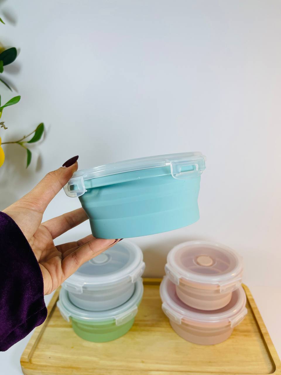 ظرف سیلیکونی تاشو کوچک