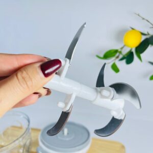 خردکن و همزن دستی یونیک شیشه ای با حجم 1 لیتر