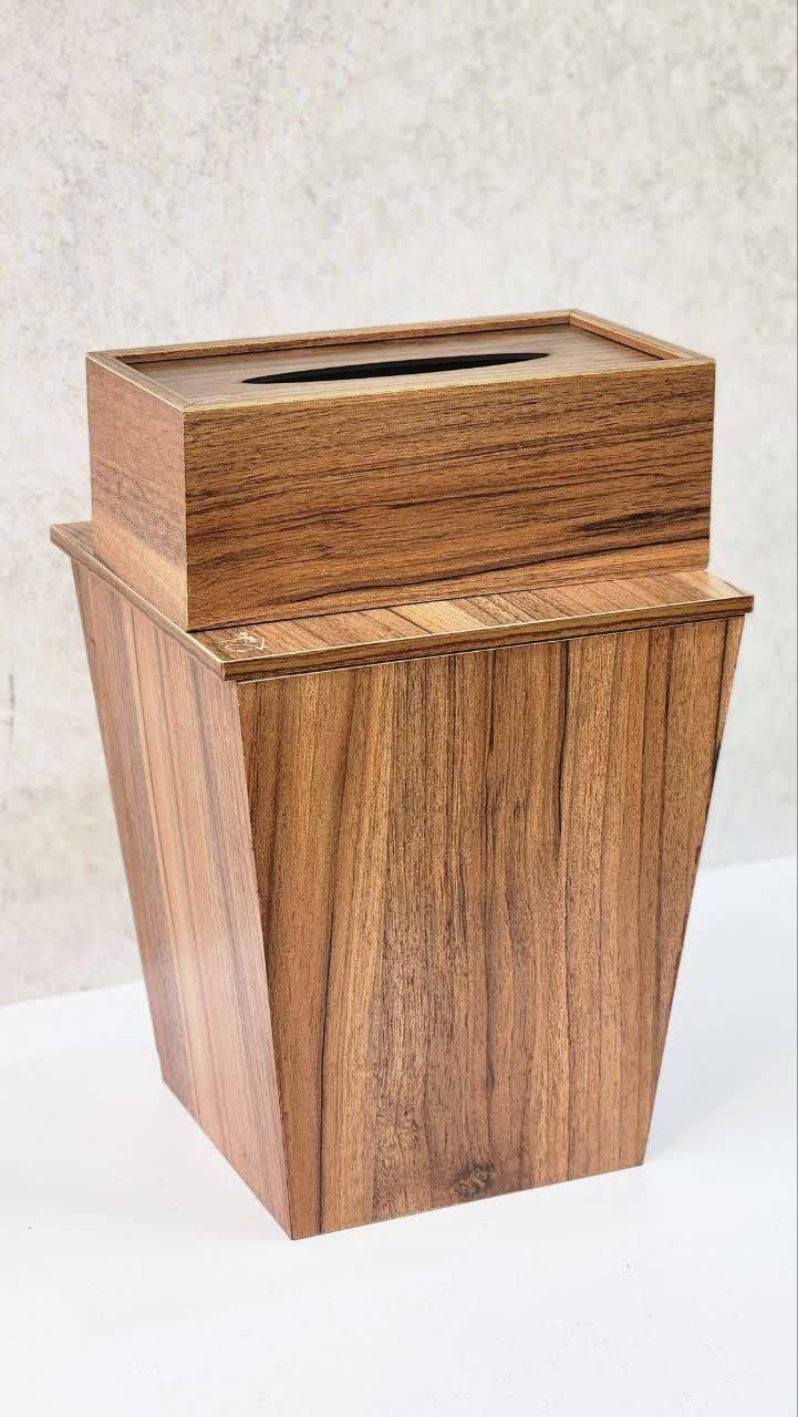 ست جا سدتمالی و سطل چوبی