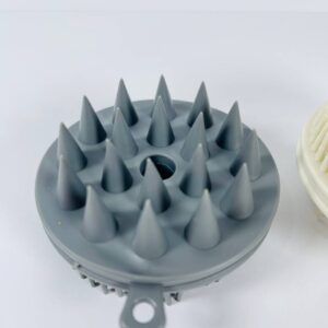 ماساژور سیلیکونی ۲ طرفه سر و بدن شور | آرامش و تسکین خستگی