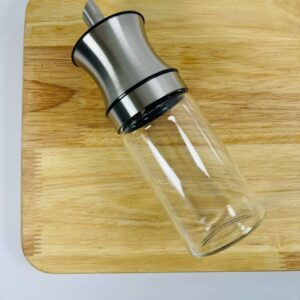 شکرپاش شیشه‌ای با سر استیل برند یونیک