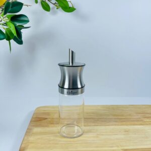 شکرپاش شیشه‌ای با سر استیل برند یونیک